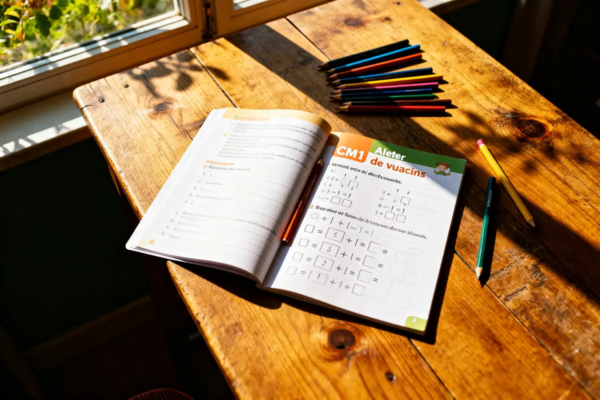 Cahier de vacances CM1 : guide gratuit pour réviser facilement